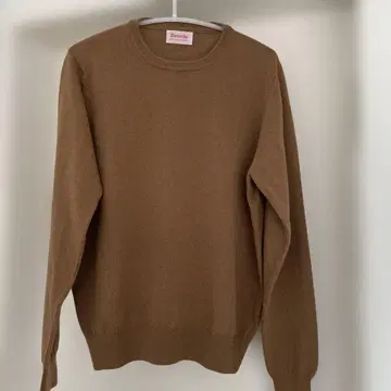 도나치 돌모어 크루넥 니트 스웨터 카멜 48 빈티지