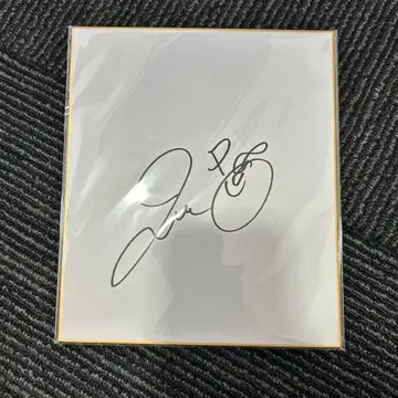 오이데 미즈키 프로 사인 색지