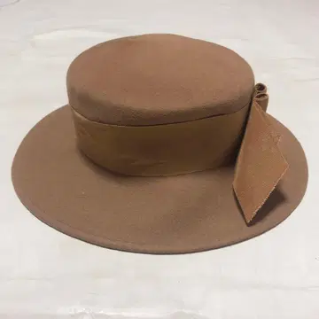 펠트 햇 리본 베이지