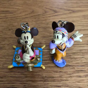 키링 미키마우스 (알라딘풍) [2개 세트]