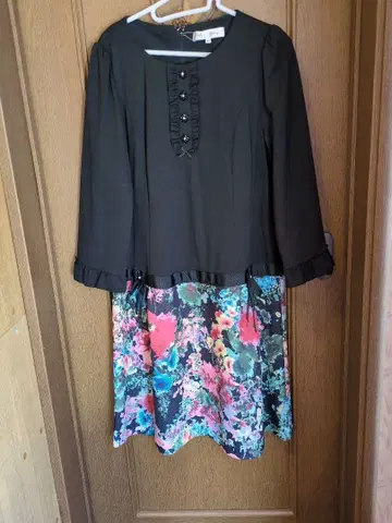 Super Beauty 꽃무늬 스커트 원피스 44