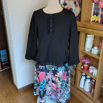 Super Beauty 꽃무늬 스커트 원피스 44