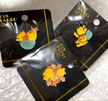 곰돌이 푸 핀 배지 핀 배치 3개 세트