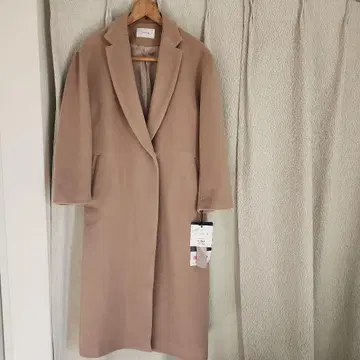 엘르 코토나 스페리오르 W 컬러 베이지 롱 코트