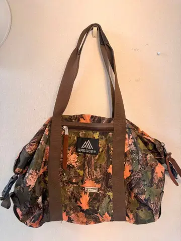 GREGORY 카모플라쥬 보스턴 백