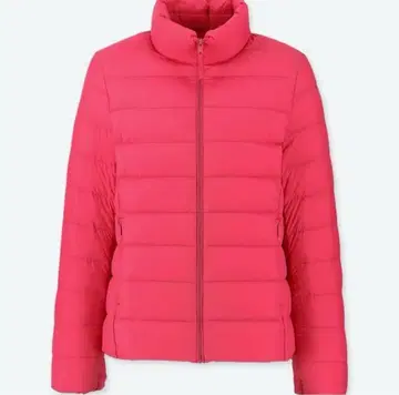 UNIQLO 유니클로 울트라 라이트 다운 자켓 핑크 사이즈 M