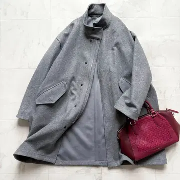 스픽 앤 스팬 멜톤 M-65 필드 코트 그레이 36