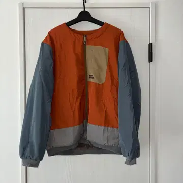 KRIFF MAYER 리버서블 오렌지 그레이 브라운 점퍼