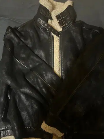 무스탕 자켓 7X 플리스 안감 포함