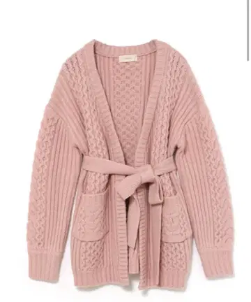 Hug knit cardigan pink 앤드마리 ANDMARY
