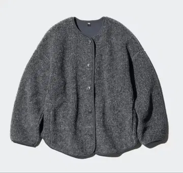 보아 플리스 릴랙스 가디건