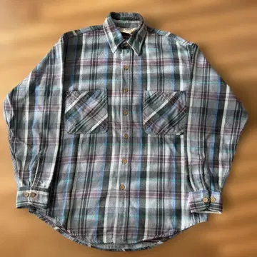 빅맥 80s 플란넬 셔츠 좋은 배색