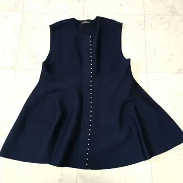 GREEN LABEL RELAXING 니트 페플럼 베스트