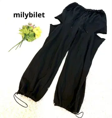 미위 레트 [ S ] 스웨트 팬츠 데미지 시스루 루즈핏 스포티