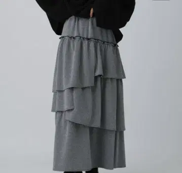 [ 미사용 새상품 ] LEPSIM 렙심 라메 캉캉 스커트 실버