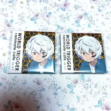 월드 트리거 쿠가 유마 캔뱃지 세트