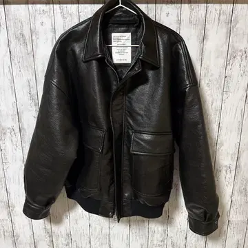 블랙 가죽 자켓