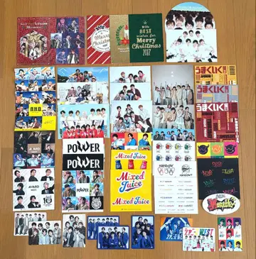 쟈니즈WEST WEST. CD 특전 스티커 카드