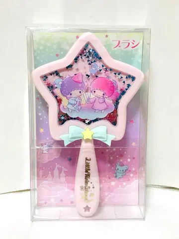 2019년 리틀트윈스타 별 모양 헤어 브러쉬 키키라라 산리오