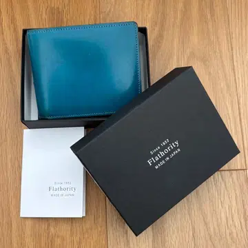 Flathority 접이식 지갑 파란색 일본제