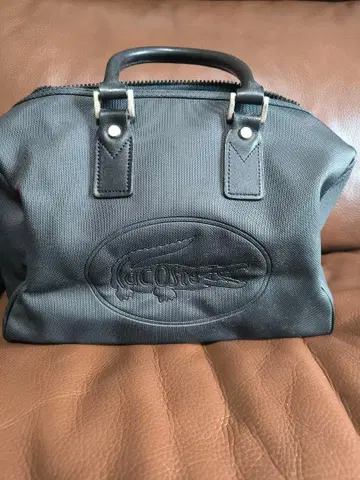 LACOSTE 미니 보스턴 백 블랙