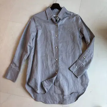 [ 새상품급 ] Plage 플라주 미디 새틴 셔츠 코튼