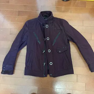 NIDDLE CLUB FOR MEN 다크 퍼플 피 코트