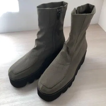 누벨 보그 릴랙스 웹 통굽 스트레치 부츠 23cm