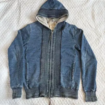 REMI RELIEF 인디고 염색 후드티 M 단종 일본제