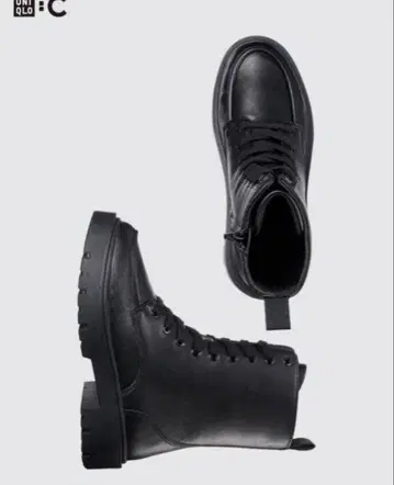 유니클로C 레이스업 숏부츠