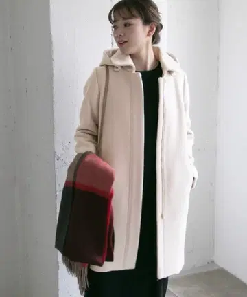 URBAN RESEARCH 후드 부착 롱 코트 38