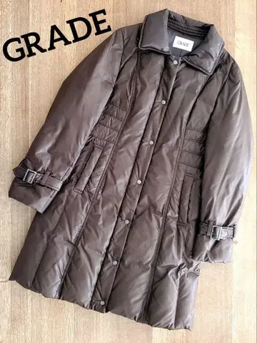 재고 대처분 세일 GRADE 다운 코트 브라운 M 사이즈 -