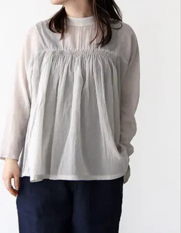 evameva shirring pullover