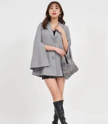 ROYALPARTY 지퍼 슬리브 쉐이프 자켓