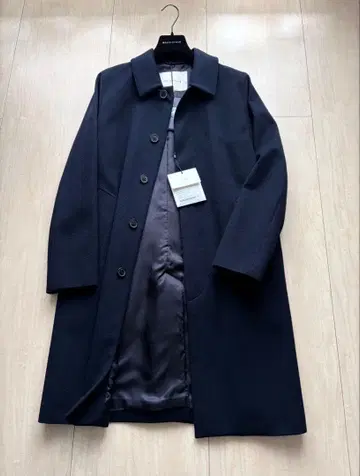 매킨토시 울 코트 네이비 사이즈 S 택 포함 미사용 새상품
