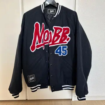 MOBB 바시티 자켓 블랙