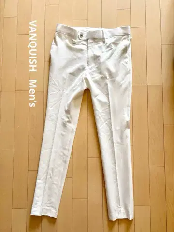 VANQUISH 남성용 화이트 슬랙스