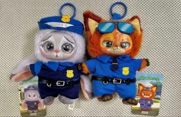 MINISO 주디 닉 주토피아 봉제 인형 키체인 miniso