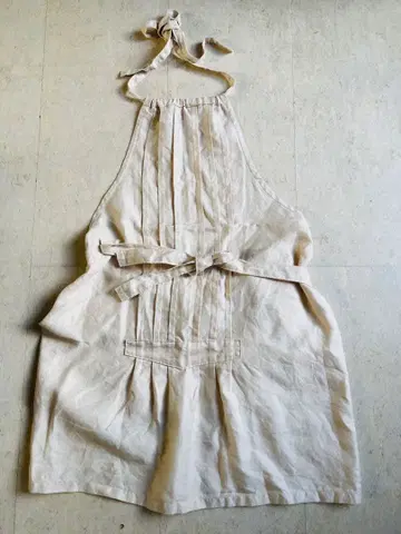 homspun 린넨 에이프런