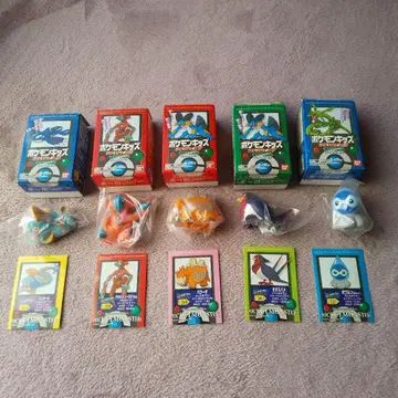 포켓몬 키즈 손가락 인형 5체 세트 씰 포함 포와르 외