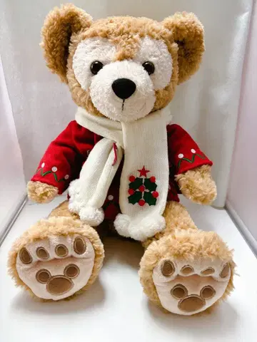 더피 크리스마스 의상의 봉제 인형