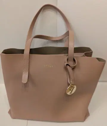 FURLA 토트백 가죽 핑크