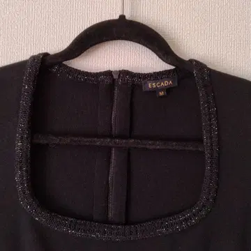 ESCADA 반팔 미니 원피스 M 블랙