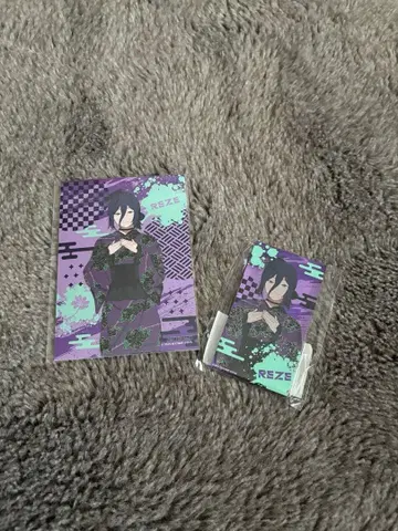 체인소 맨 축제 레제 브로마이드 B상 아크릴 블록