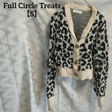 세련된 Full Circle Treats [ S ] 레오파드 무늬 가디건