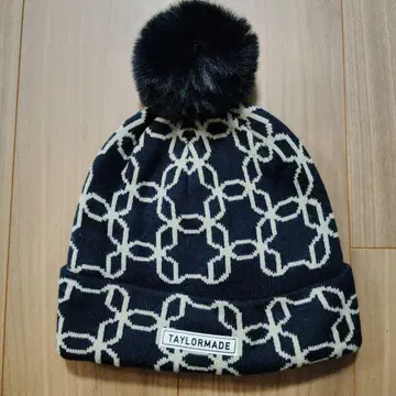 TAYLORMADE 니트 모자 체인 패턴