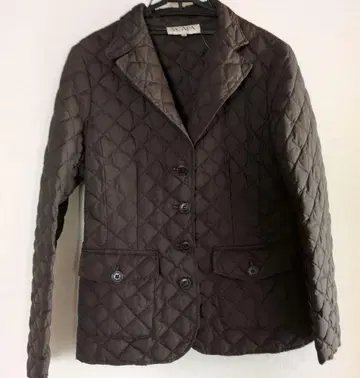 SCAPA 브라운 퀼팅 자켓 40