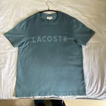LACOSTE 스텐실 브랜드 네임 로고 T셔츠