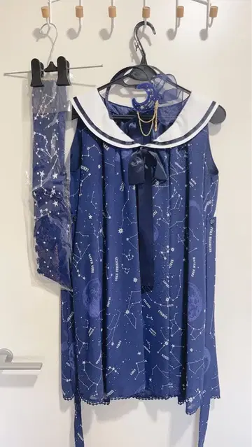 Angelic Pretty COSMIC 세일러 JSK 네이비 3개 세트