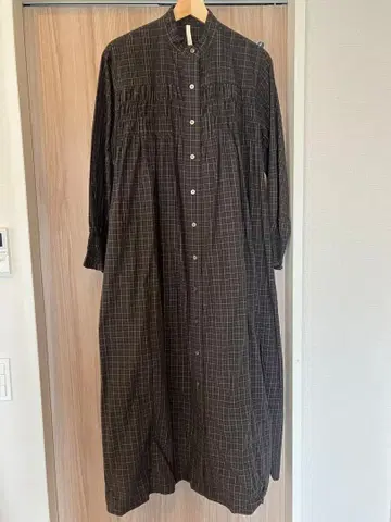 fig London 셔링 롱 원피스